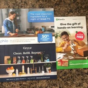 FREE set of coupons with every purchase!